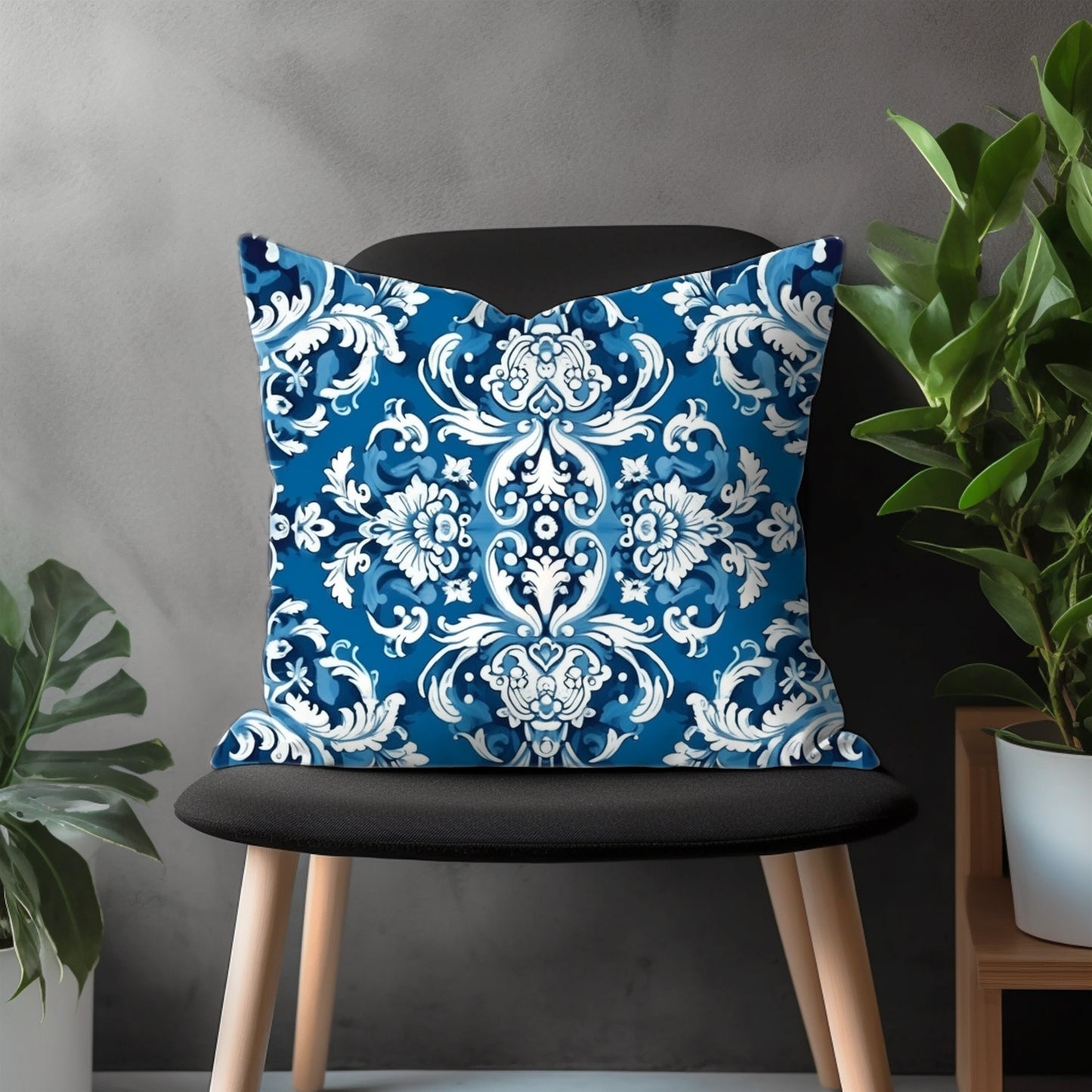Blossom Floral Pillow Cover, Colorful Flower Modern Euro Pillow Shams, Decorative Bedroom Throw Pillow Case, Living Room Decoration