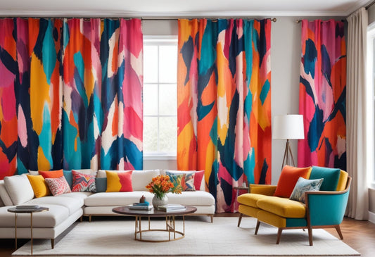 Printed curtains give your home a stylish and unique touch