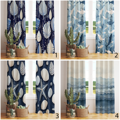 Nautical Marine Curtains Coastal & Sea View Drapes