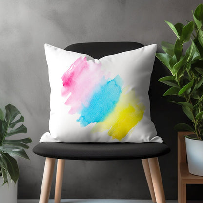 Abstract Colorful Pillow Cover, Vibrant Stripe Cushion Case, Rainbow Bedroom Throw Pillow Cover, Vivid Living Room Decoration