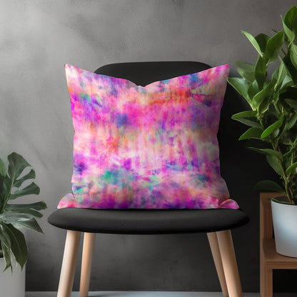 Abstract Boho Pillow Cover, Fuchsia Modern Cushion Case, Decorative Bedroom Throw Pillow Case, Hot Pink Living Room Decor