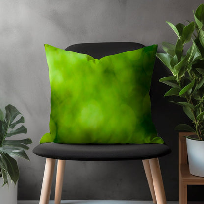 Green Abstract Pillow Cover, Grass Boho Cushion Case, Modern Lime Living Room Decor, Bedroom Throw Pillow Cover, Summer Trend Decoration