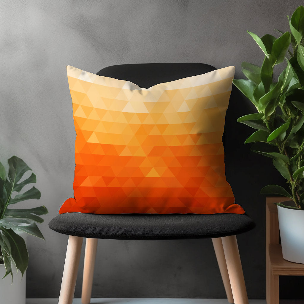 Terracotta Abstract Pillow Cover, Brick Retro Cushion Case, Modern Bedroom Rust Throw Pillow Case, Orange Living Room Decoration