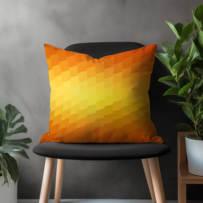 Terracotta Abstract Pillow Cover, Brick Retro Cushion Case, Modern Bedroom Rust Throw Pillow Case, Orange Living Room Decoration