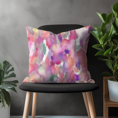 Brush Stroke Pillow Cover, Colourful Euro Sham Bedroom Throw Pillow Case, Abstract Living Room Decoration, Paint Effect Boho Home Decor