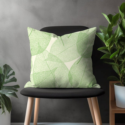 Green Abstract Pillow Cover, Grass Boho Cushion Case, Modern Lime Living Room Decor, Bedroom Throw Pillow Cover, Summer Trend Decoration