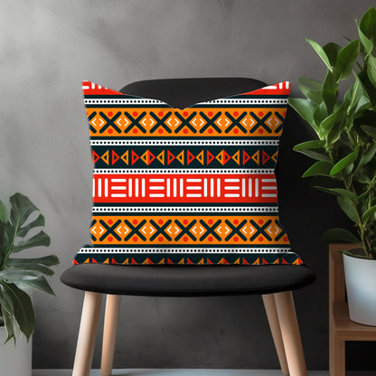 Ethnic Turkish Kilim Pillow Cover, Traditional Southwestern Farmhouse Decor, Aztec Bedroom Throw Pillow Case, Tribal Pattern Living Room