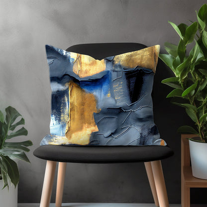 Landscape Pillow Cover, Boho Abstract Euro Sham Pillow Case, Colorful Living Room Decoration, Modern Bedroom Throw Pillow Case