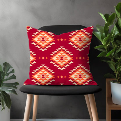 Aztec Southwestern Pillow Cover, Turkish Kilim Euro Pillow Shams Cover, Ethnic Farmhouse Decoration, Traditional Bedroom Decor