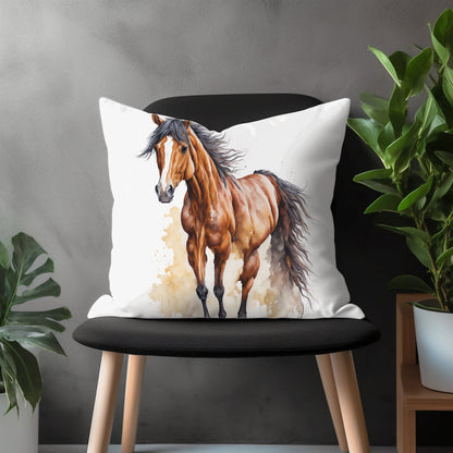 Horse Pillow Cover, Ponny Bedroom Throw Pillow Case